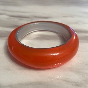 Orange Acrylic Bracelet